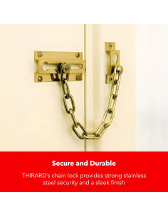 Cerradura de Cadena Thirard Acero Inoxidable 14.2 cm Oro 2