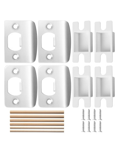 Kit de 4 Placas de Strike Nkiy Quen para Puerta
