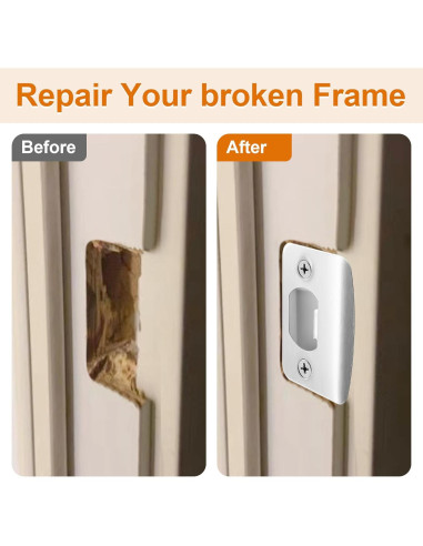 Kit de 4 Placas de Strike Nkiy Quen para Puerta