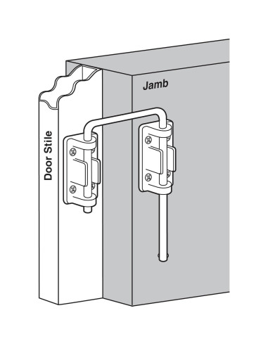 Cerradura de Bucle Prime-Line U 9847 para Puerta Corrediza