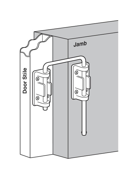 Cerradura de Bucle Prime-Line U 9847 para Puerta Corrediza