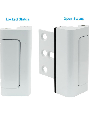Cerradura de Seguridad Reforzada LifCratms Blanca 362kg