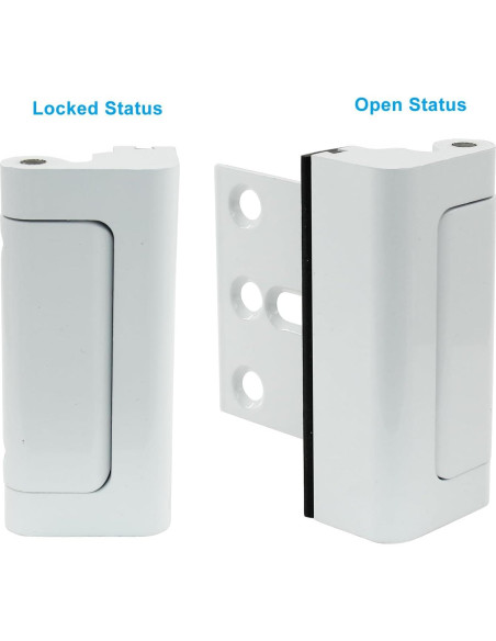 Cerradura de Seguridad Reforzada LifCratms Blanca 362kg