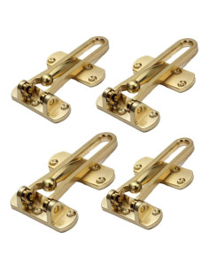 Cerradura de Seguridad para Puerta Szhdxsy Dorada 4 Pcs