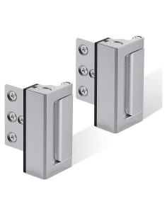 Cerradura de Refuerzo de Seguridad Lokytobi 2Pack Aluminio