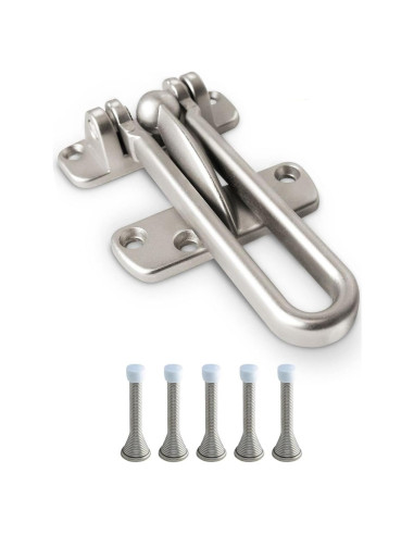 Cerradura de Puerta Jack N'Drill Metal Reforzado Níquel Satinado