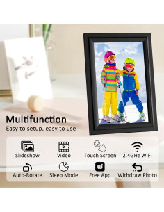 Marco de Fotos Digital SAMMIX 10.1" WiFi Pantalla Táctil 2