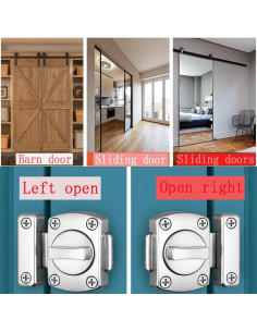 Cerradura de puerta KAFENDA con pestillo rotativo anti-robo 2