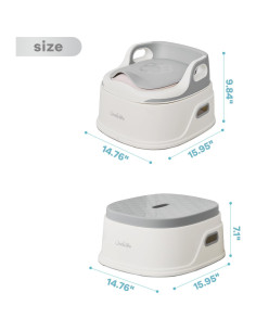 Orinal 3-en-1 UNCLE WU para Entrenamiento de Niños 18M+ 2