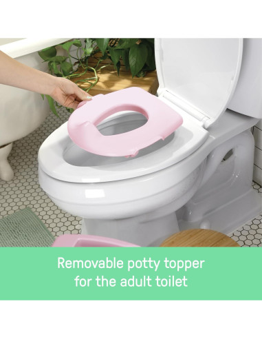 Inodoro de Entrenamiento Summer Ingenuity Mi Tamaño Rosa 22,68 kg