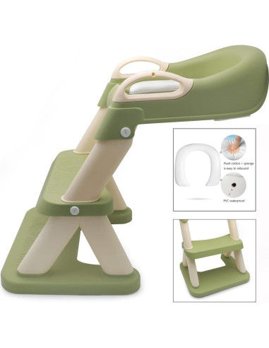 Silla de Entrenamiento para Baño XKMT Verde Ajustable