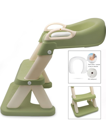 Silla de Entrenamiento para Baño XKMT Verde Ajustable