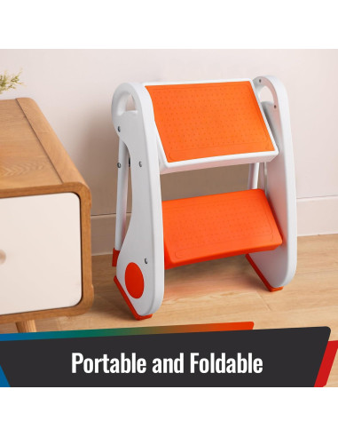 Escalera Plegable para Niños STOODER 2 Pasos Antideslizante