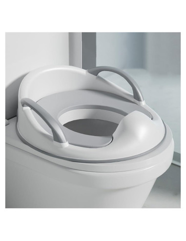 Asiento de Entrenamiento para Baño PandaEar Blanco Ovalado