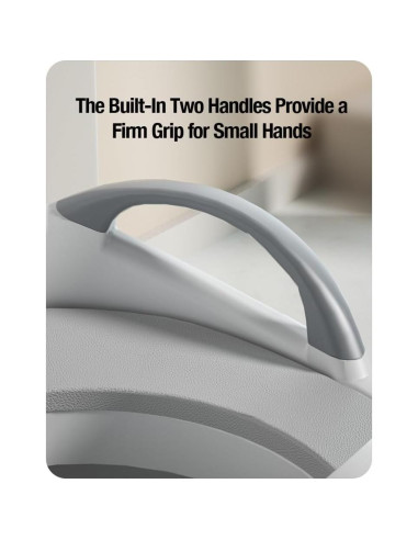 Asiento de Entrenamiento para Baño PandaEar Blanco Ovalado