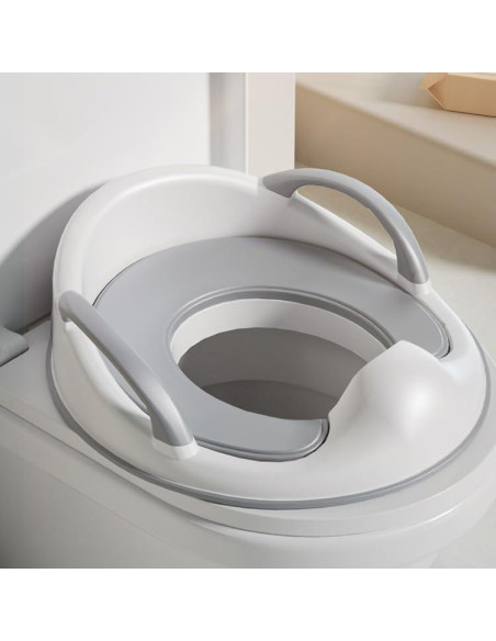 Asiento de Entrenamiento para Baño PandaEar Blanco Ovalado