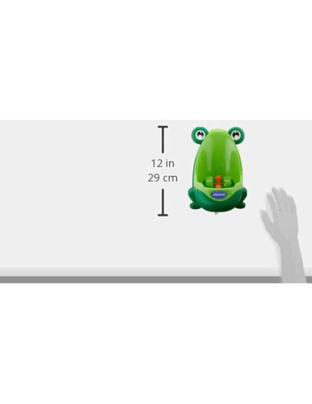 Orinal de Entrenamiento Rana Verde para Niños 2-6 Años