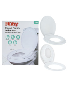 Asiento de Inodoro Familiar Nuby Redondo - Entrenamiento Seguro