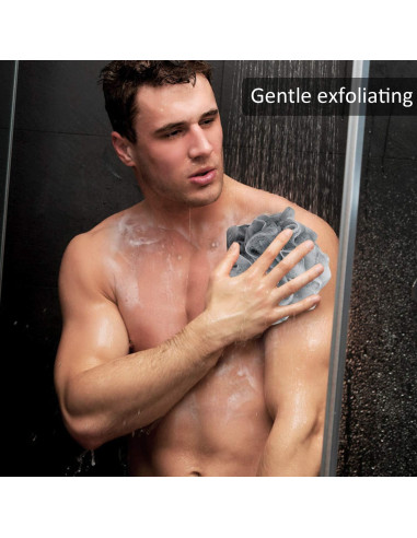 Esponja de Baño Loofah Novosun Exfoliante Suave 4 Piezas