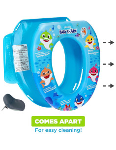 Asiento de Entrenamiento para Baño Nickelodeon Baby Shark 2