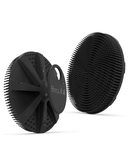 Exfoliador Corporal de Silicona BEAUTAIL Negro 10,5 cm