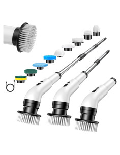 Limpiador Eléctrico de Espín JONEME con 9 Cabezas 450RPM