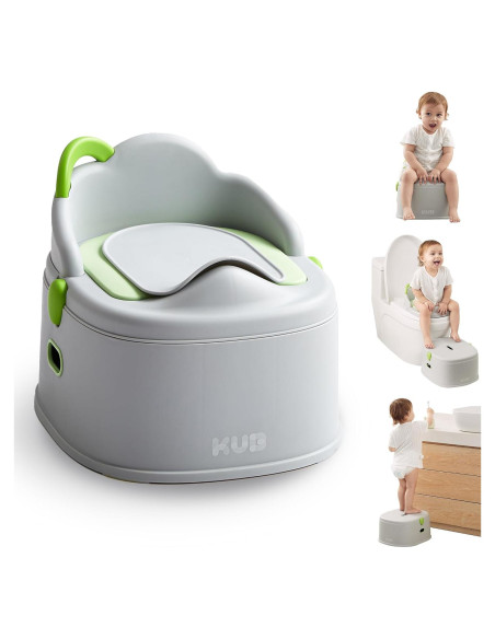 KUB Inodoro de Entrenamiento 3 en 1 para Niños Gris KUB Inodoro de Entrenamiento 3 en 1 para Niños Gris