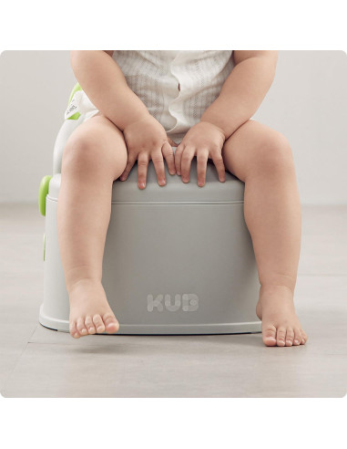 KUB Inodoro de Entrenamiento 3 en 1 para Niños Gris