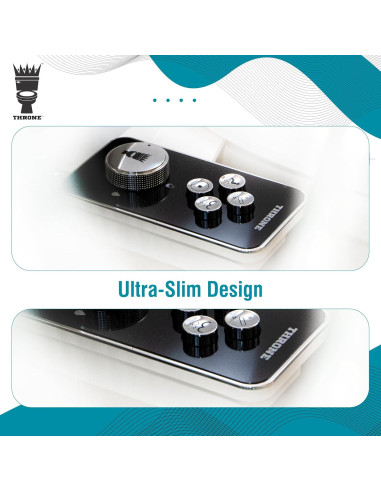 Accesorio de Bidet Throne KGxTHRONE Doble Boquilla Negro