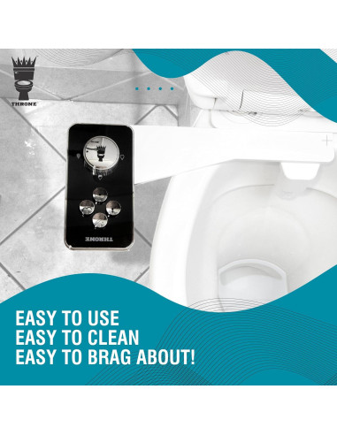 Accesorio de Bidet Throne KGxTHRONE Doble Boquilla Negro