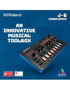 Roland AIRA J-6 Sintetizador Portátil con Secuenciador 2