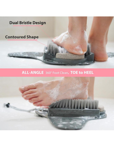 Alfombrilla de Ducha Efforest con Piedra Pómez Antideslizante