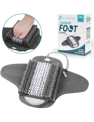 Alfombrilla de Ducha Efforest con Piedra Pómez Antideslizante