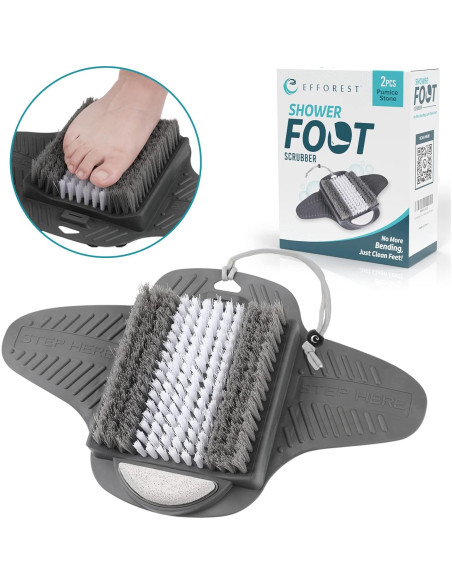 Alfombrilla de Ducha Efforest con Piedra Pómez Antideslizante