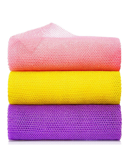 Esponja de Baño Exfoliante Africana GIGULES 3 Piezas 80x30 cm