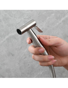 Rociador de Bidet de Mano Tecmolog Acero Inoxidable WS024 2