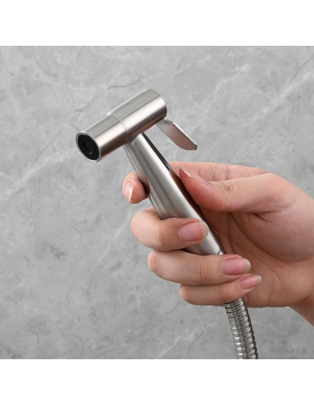 Rociador de Bidet de Mano Tecmolog Acero Inoxidable WS024
