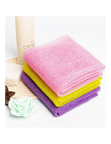 Esponja de Baño Exfoliante Africana GIGULES 3 Piezas 80x30 cm