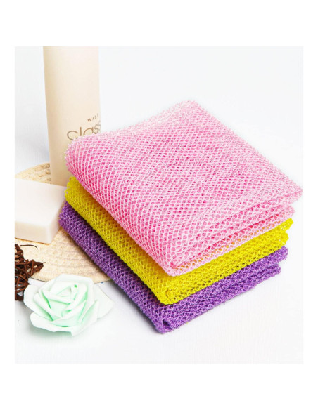 Esponja de Baño Exfoliante Africana GIGULES 3 Piezas 80x30 cm