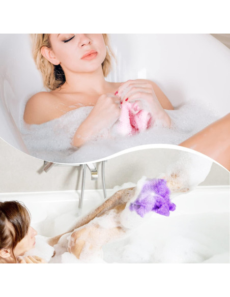 Esponja de Baño Exfoliante Africana GIGULES 3 Piezas 80x30 cm