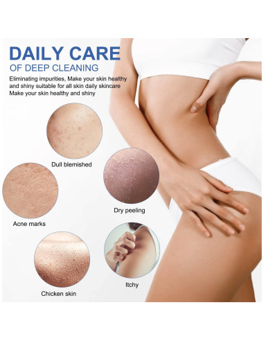 Esponja de Baño Exfoliante Africana GIGULES 3 Piezas 80x30 cm