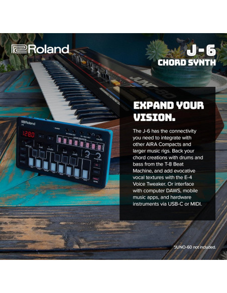 Roland AIRA J-6 Sintetizador Portátil con Secuenciador