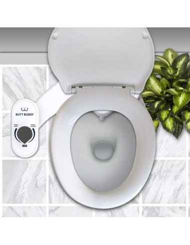 Bidet de Agua Fresca Butt Buddy - Instalación Fácil, Universal