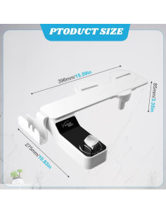 Accesorio de Bidet No Eléctrico LVOERTUIG Doble Boquilla 2