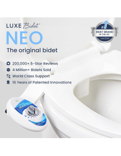Bidet Luxe NEO 110 Azul - Accesorio No Eléctrico Ajustable 2