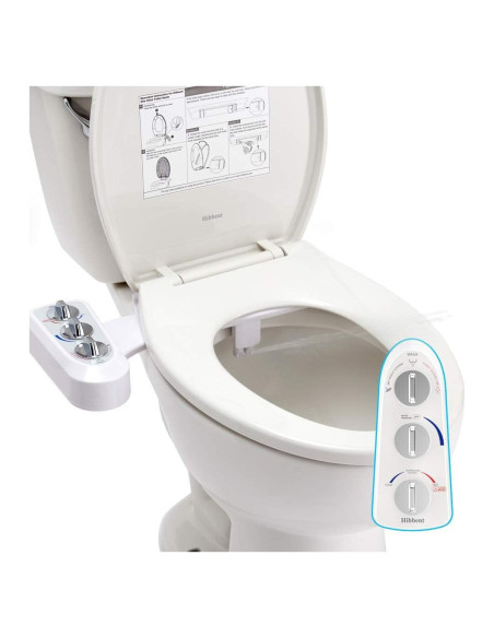 Accesorio de Bidet Hibbent JBY2000, Agua Fría y Caliente