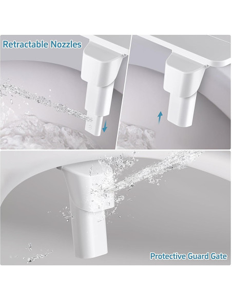Accesorio de Bidet Shineforu Ultra Delgado Doble Modo Accesorio de Bidet Shineforu Ultra Delgado Doble Modo