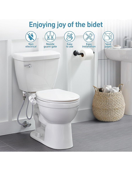 Accesorio de Bidet Shineforu Ultra Delgado Doble Modo Accesorio de Bidet Shineforu Ultra Delgado Doble Modo