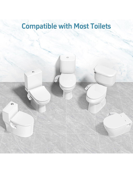 Accesorio de Bidet Shineforu Ultra Delgado Doble Modo Accesorio de Bidet Shineforu Ultra Delgado Doble Modo