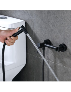 Rociador de Bidet BARROCK HBS-05MB Agua Caliente y Fría 2
